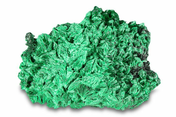 Silky Fibrous Malachite Cluster - DR Congo #294633